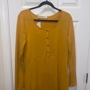 Three Bird’s Nest, Simply Comfort Jumpsuit, in Mustard, Women’s US Medium-NWT